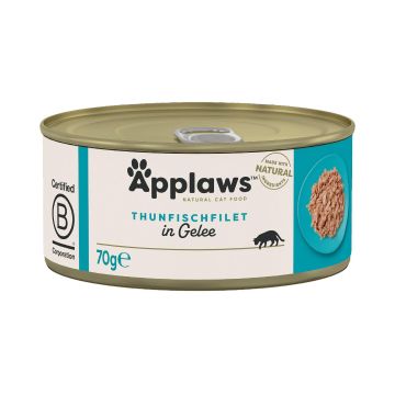 Applaws Tin Tuna Fillet Jelly 70g