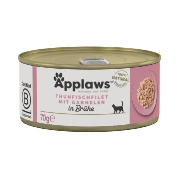 Applaws Tin Tuna Fillet & Prawn 70g