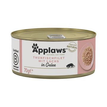 Applaws Tin Tuna Fillet&Salmon Jelly 70g