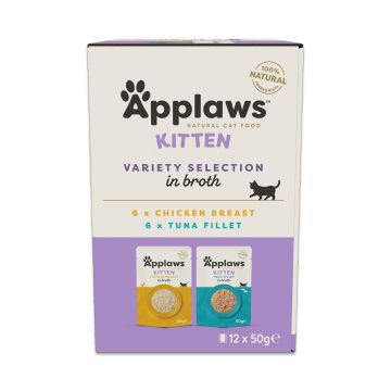 Applaws Pouch Kitten Multipack 12x50g