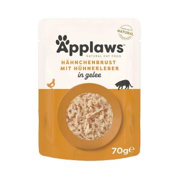 Applaws Pouch chicken&liver in jelly 70g