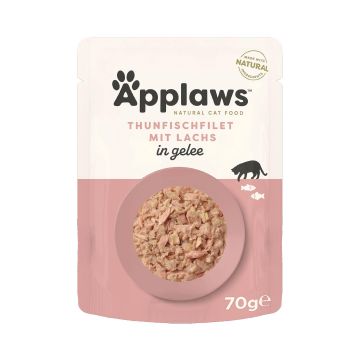 Applaws Pouch Tuna&Salmon in jelly 70g