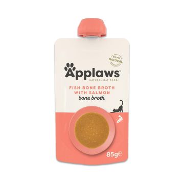 Applaws Fish Bone broth Salmon 12x85g