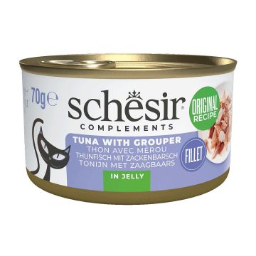 SCHESIR Jelly Thunfisch&Zackenbarsch 70g
