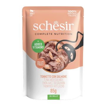 SCHESIR Jelly Thunfisch&Lachs 85g