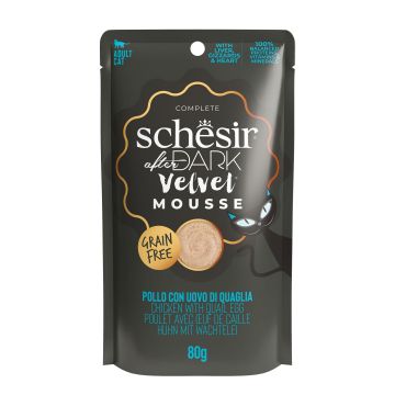 Schesir AFTER DARK Huhn&Wachtelei  80g