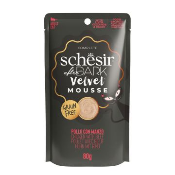 Schesir AFTER DARK Huhn&Rind 80g