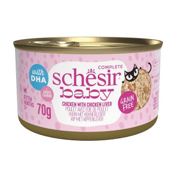 Schesir BABY WHOLEF Huhn&Hühnerleber 70g