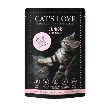 CATS LOVE Junior Huhn 85g