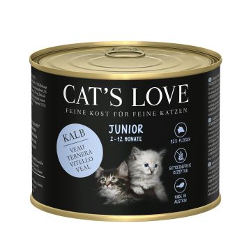CATS LOVE Junior Kalb 200g