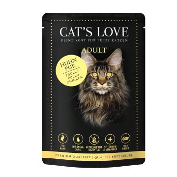 CATS LOVE Adult Huhn Pur 85g