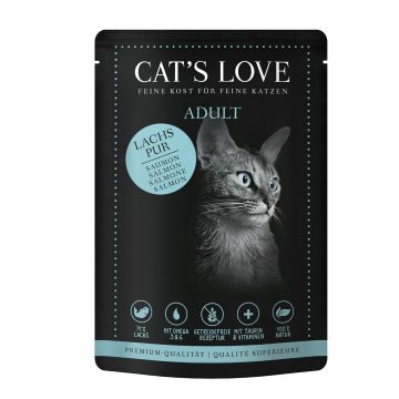 CATS LOVE Adult Lachs Pur 85g
