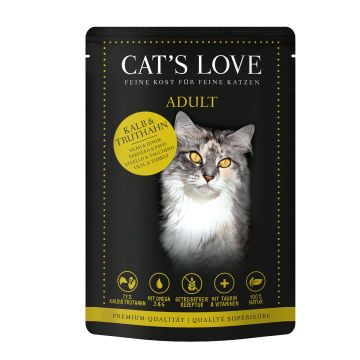 CATS LOVE Adult Kalb & Truthahn 85g