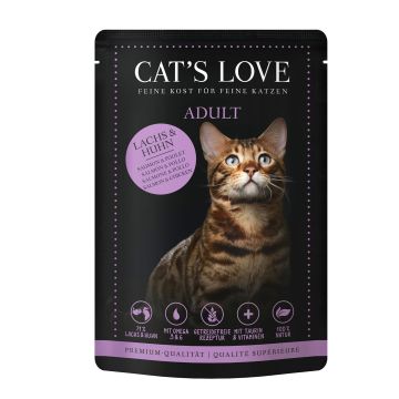CATS LOVE Adult Lachs & Huhn 85g
