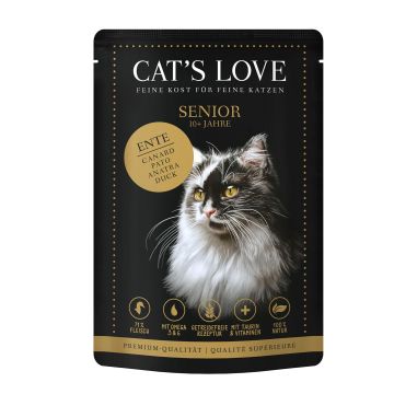 CATS LOVE Senior Ente 85g