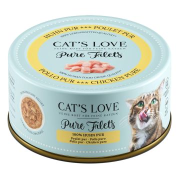 CATS LOVE FILET Pur - Huhn 100g