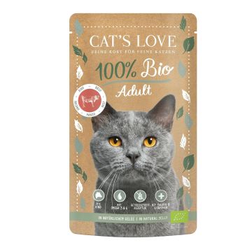 CATS LOVE ADULT BIO Rind 100g