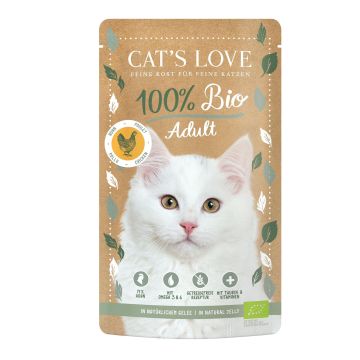 CATS LOVE ADULT BIO Huhn 100g