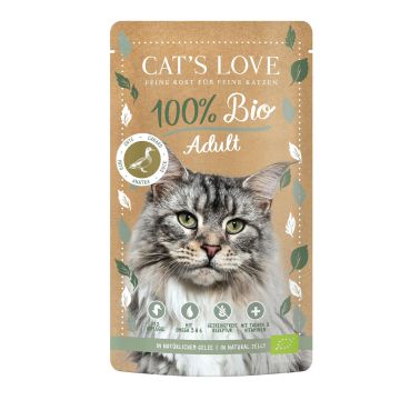 CATS LOVE ADULT BIO Ente 100g