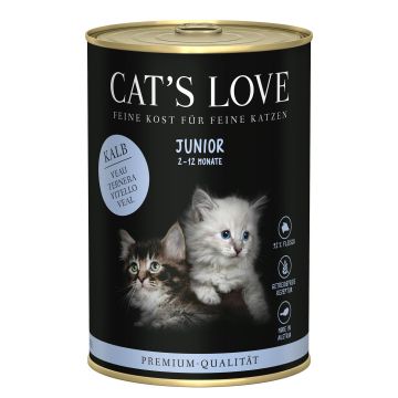 CATS LOVE Junior Kalb 400g