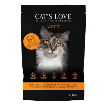 CATS LOVE Trocken Adult Pute&Wild 400g