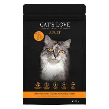 CATS LOVE Trocken Adult Pute&Wild 2kg
