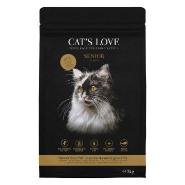 CATS LOVE Trocken Senior Ente 2kg