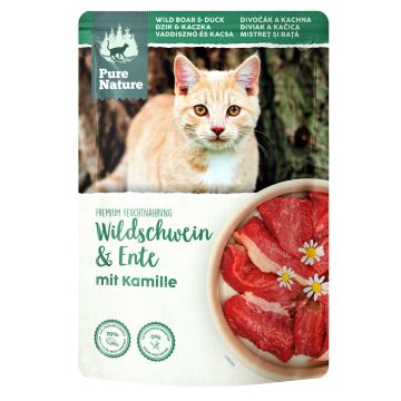 PureNature Wildschwein&Ente Kamille 85g