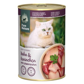 PureNature Huhn&Kaninchen Löwenzahn 400g