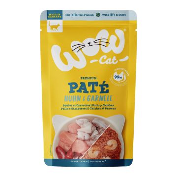 WOW CAT ADULT Huhn&Garnelen 125g