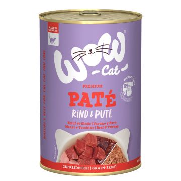 WOW CAT ADULT Rind&Truthahn 400g