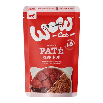 WOW CAT ADULT Rind Pur 125g