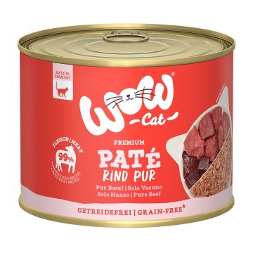 WOW CAT ADULT Rind Pur 200g
