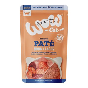 WOW CAT ADULT Huhn&Lachs 125g