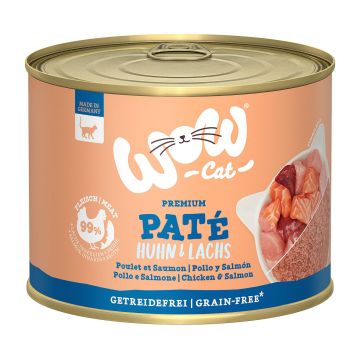WOW CAT ADULT Huhn&Lachs 200g