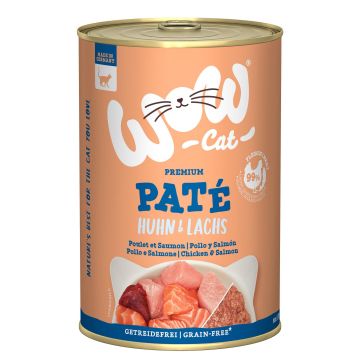 WOW CAT ADULT Huhn&Lachs 400g