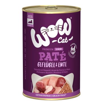 WOW CAT SENIOR Geflügel&Ente 400g