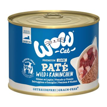 WOW CAT SENIOR Wild&Kaninchen 200g