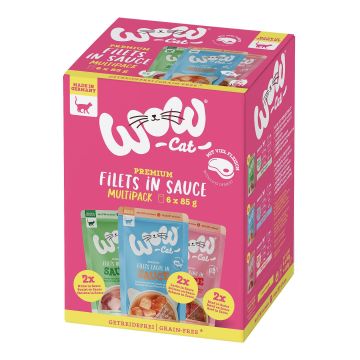WOW CAT Sauce MULTIPACK 6x85g