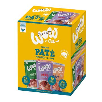 WOW CAT ADULT MULTIPACK 6x125g