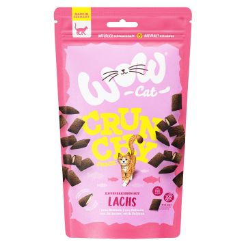 WOW CAT Crunchies mit Lachs 60g