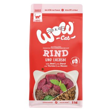 WOW CAT ADULT Rind 2kg