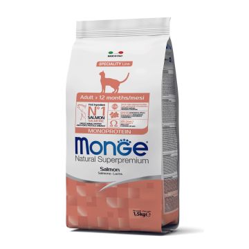 Monge Cat Monoprotein Adult Salmon 1,5kg