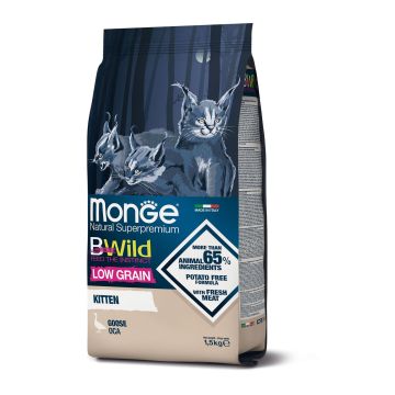 Monge Cat BWild LG Kitten Goose 1,5kg