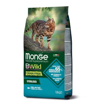 Monge Cat BWild GF Sterilised Tuna 1,5kg