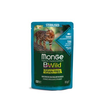 Monge Cat Bwild GF Sterilised Tuna 85g