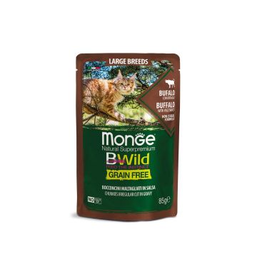 Monge Cat Bwild GF LARGE Buffalo 85g