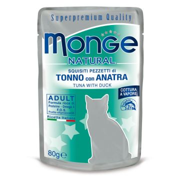 Monge Natural Cat Adult Tuna&Duck 80g
