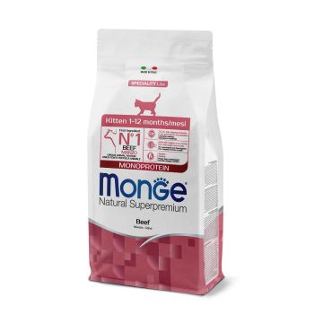 Monge Cat Monoprotein Kitten Beef 400g