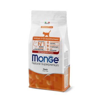 Monge Cat Monoprotein Kitten Duck 400g